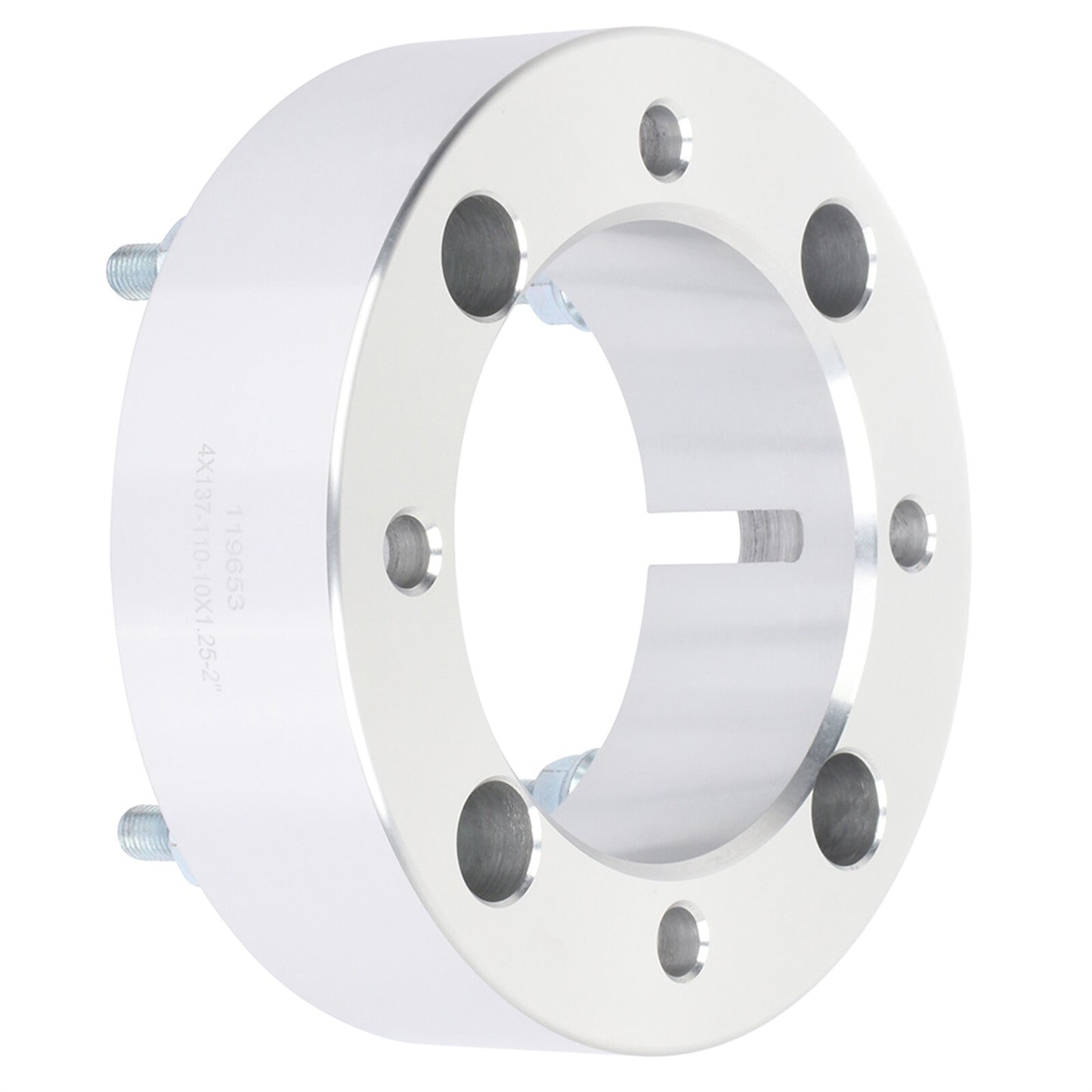 2 Pcs 2" 4/137 ATV Wheel Spacers 10x1.25 For Kawasaki Can-Am Commander Outlander