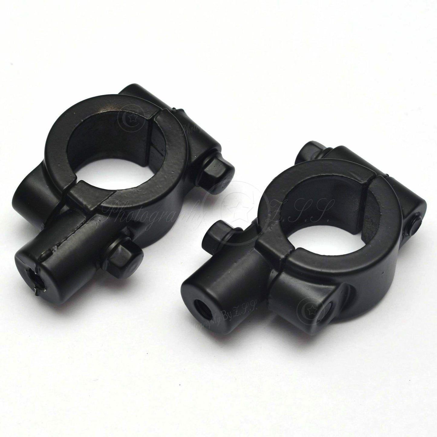 e-Bike Motorcycle Bike Rear Mirror Mount Clamp Holder Hand Bar Bracket Part -6mm