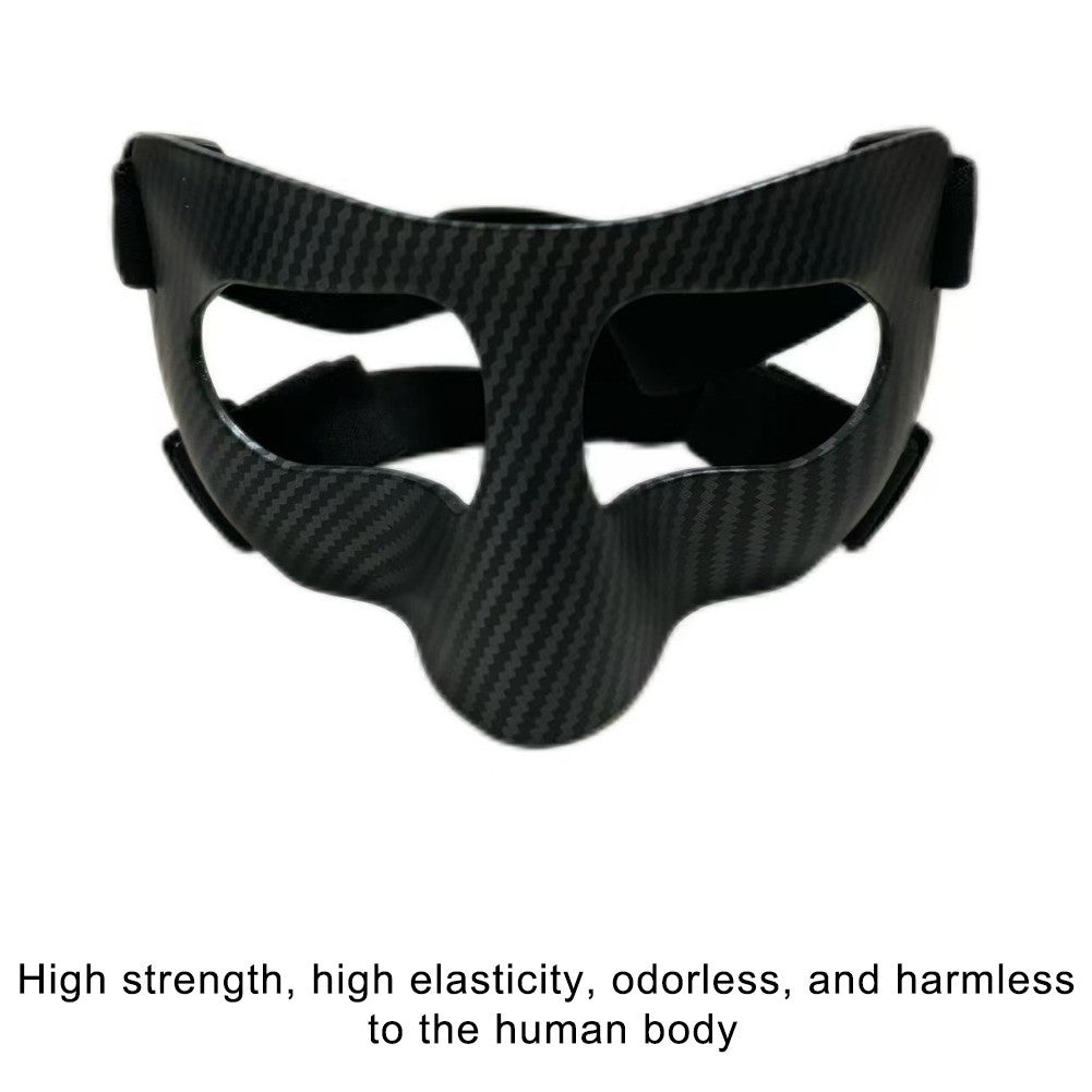Intense Sports Activities Carbon Fiber Face Mask Adjustable Nose Protector