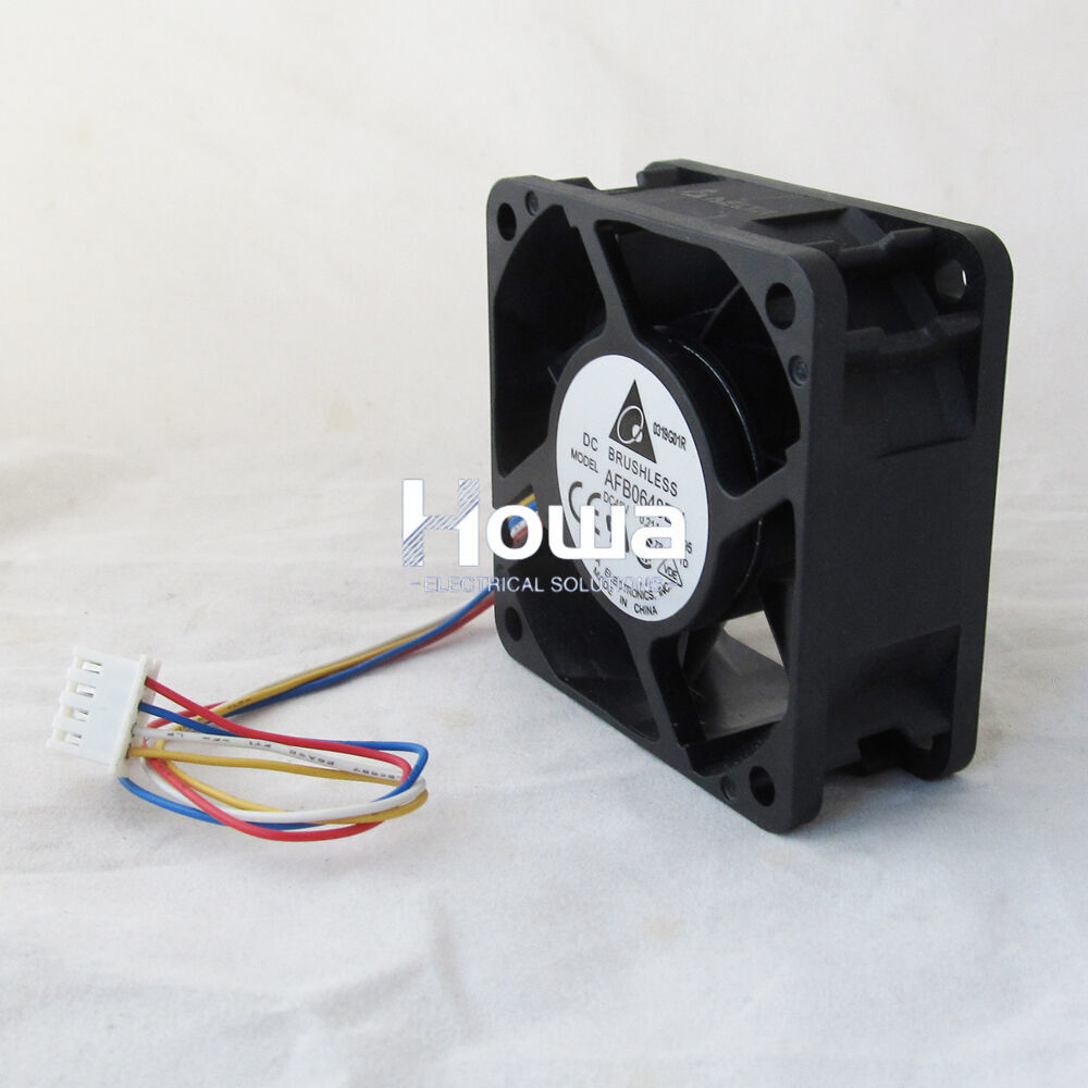 1pc Delta DC Cooling Fan AFB0648EH 6H95 60x60x25mm 6025 48V 0.21A 4pin Connector