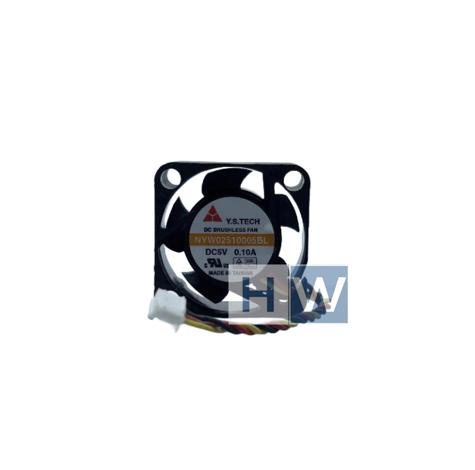1PC NYW02510005BL 2510 5V 0.1A 2.5CM Ball Micro Cooling Fan