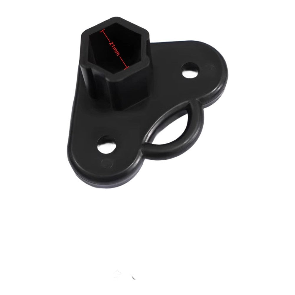 Plastic Foot Brackets for PopUp Tent 21x21 Millimeter Tube Legs Pack of Four