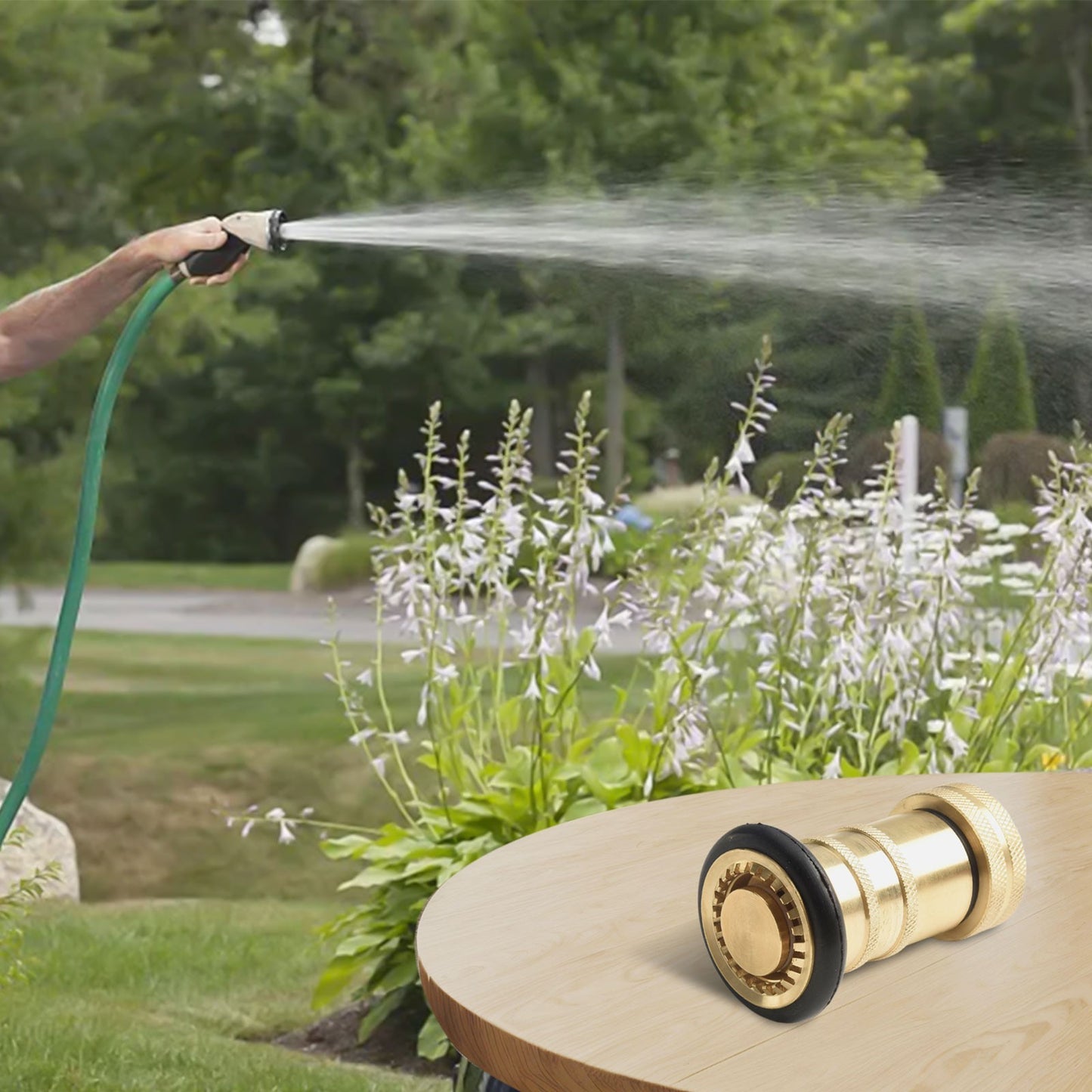 Secure Connection Heavy Duty Brass Nozzle Car Washing NHNST Brass Nozzle