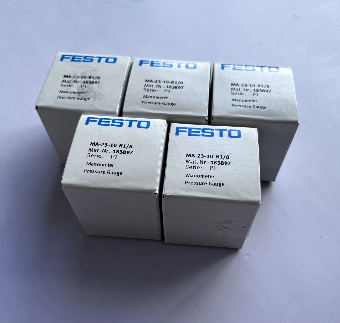 1 PCS  FESTO MA-23-10-R1/8 pressure gauge 183897 #P
