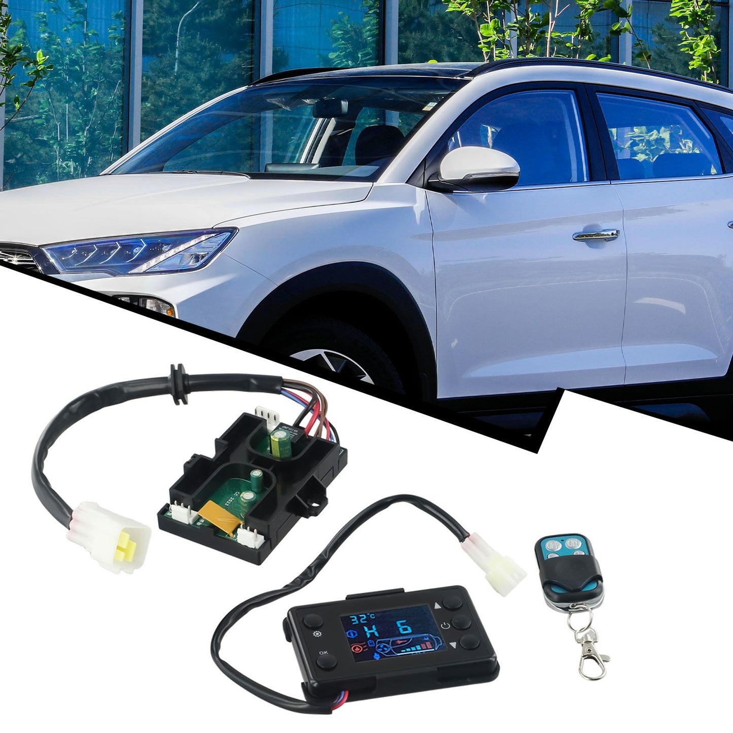 Air Diesel Heater Parking Remote Controller LCD Monitor Switch MotherBoard 12V