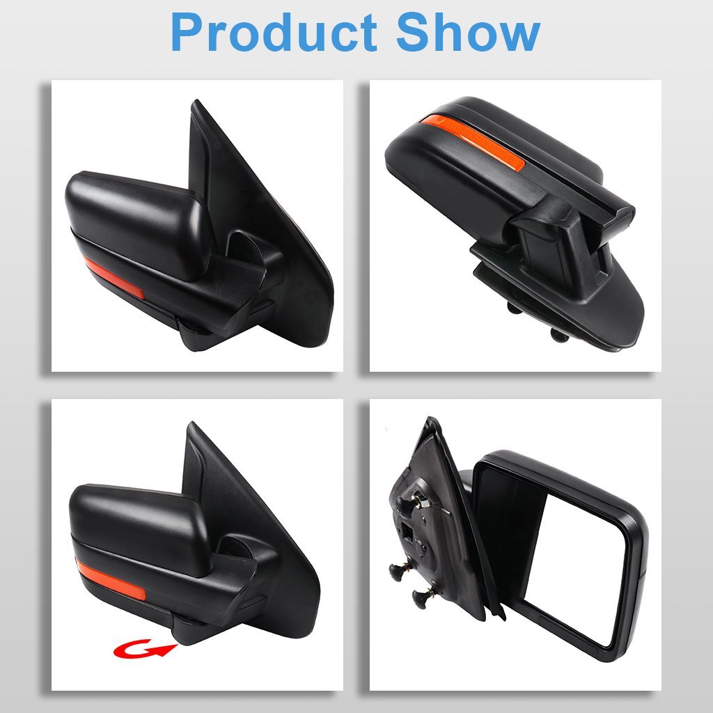 Passenger Side Power Heated Tow Mirror For 2004-2014 Ford F150 F-150 Pickup
