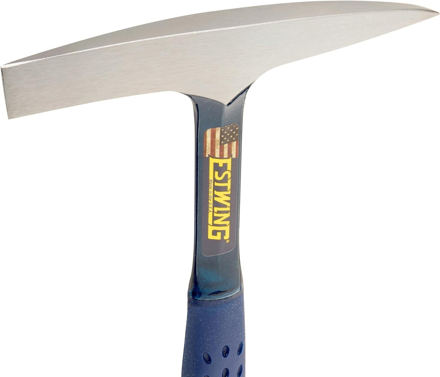 Welding/Chipping Hammer, 14 oz, Forged Steel, Shock Reduction Grip
