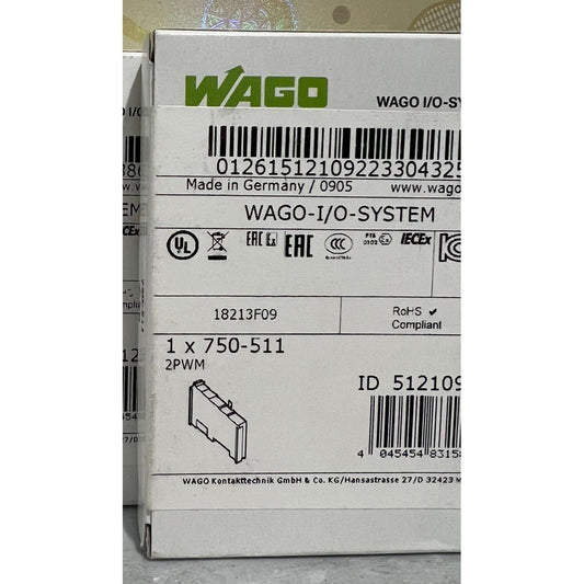 1pcs  WAGO 750-511 2-channel Output Module