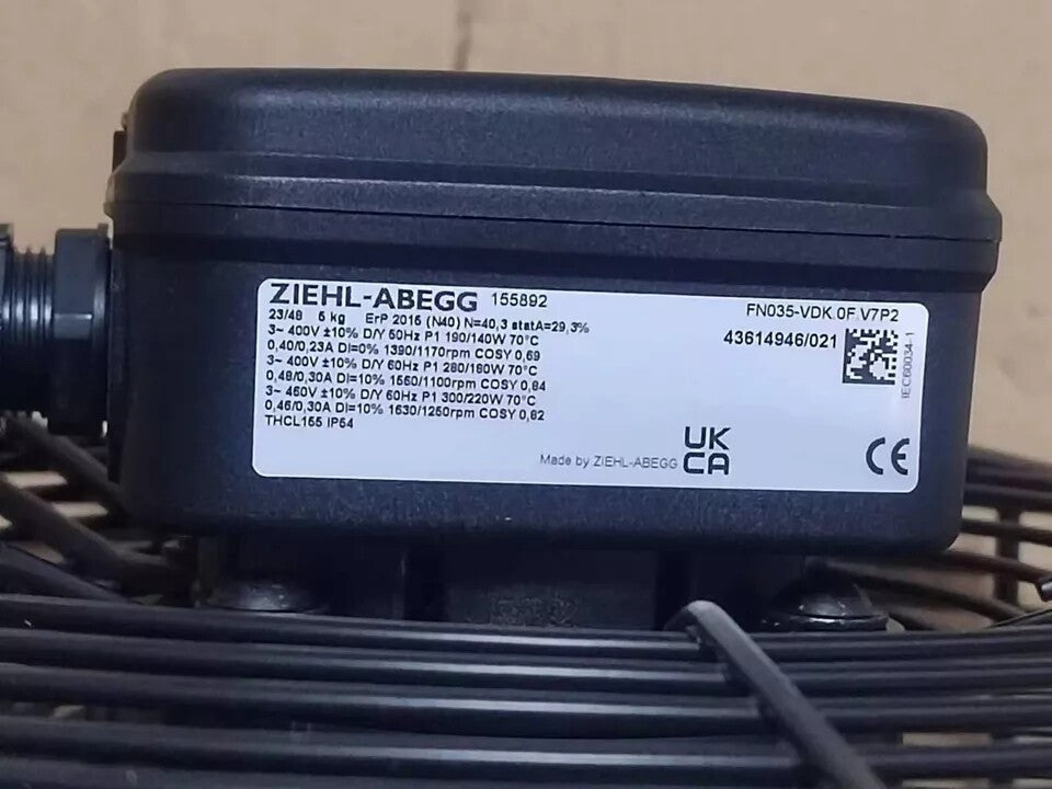 1PC Ziehl-abegg FN035-VDK.0F.V7P2 Axial-Flow Fan