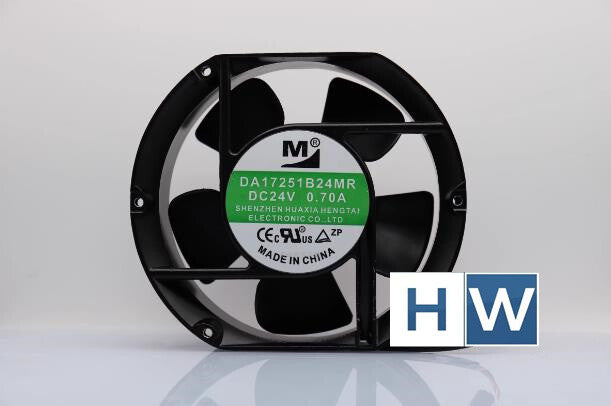1PC 17CM 24V 0.70A DA17251B24MR 3-wire Yaskawa Inverter Cooling Fan