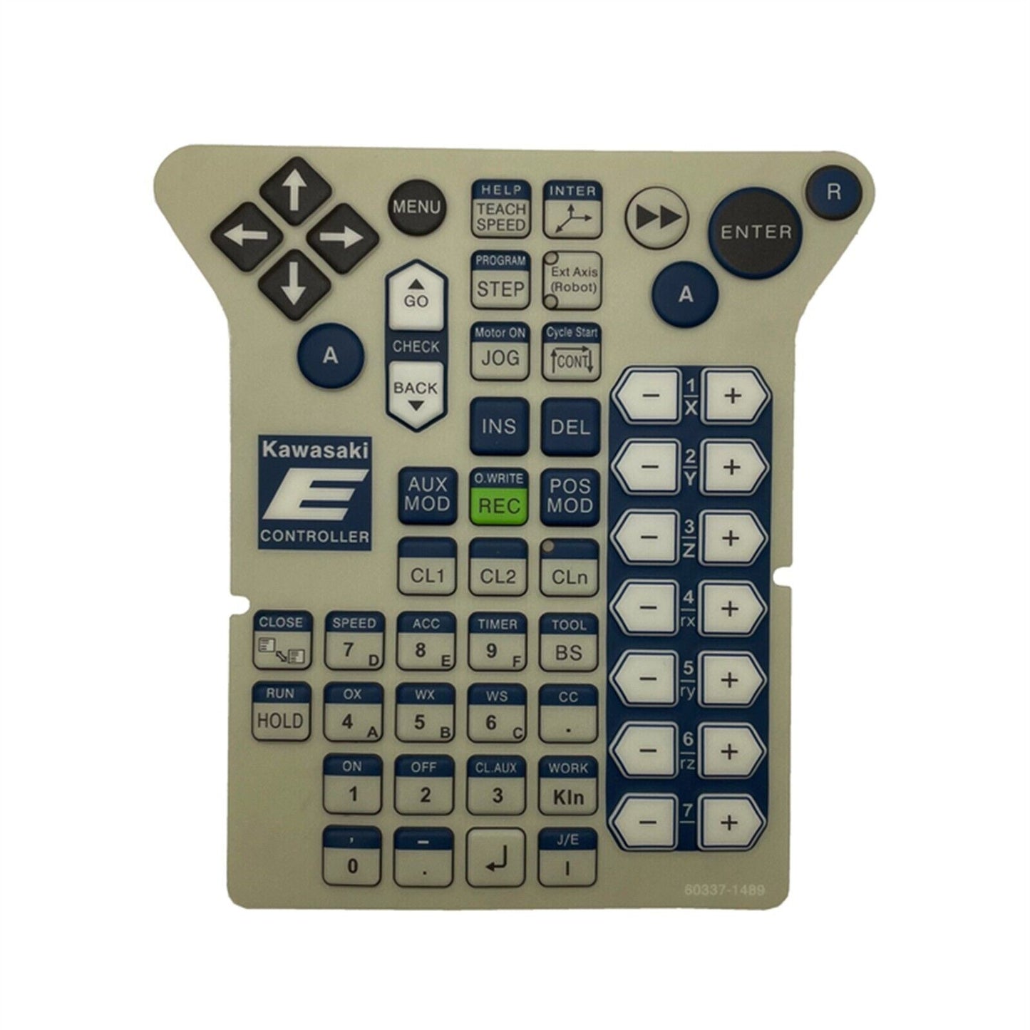 1Pc 60337-1489 keypad Button membrane film For Kawasaki robot 50817