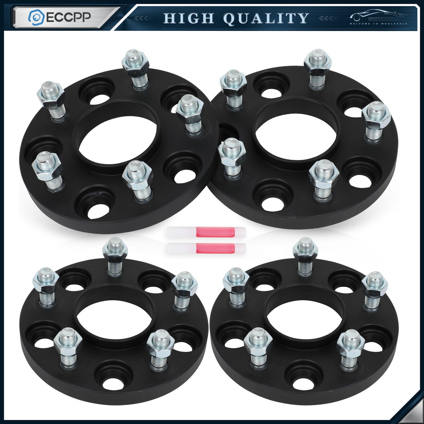 4Pcs 15mm 5x4.5 Hub Centric Wheel Spacers For Nissan 350Z 370Z Sentra Maxima