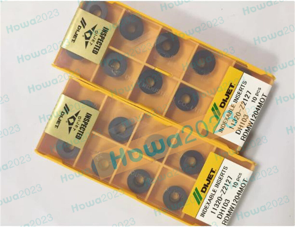 10Pcs/BOX Dijet RDMW1204MOT DH103 CNC Milling Blade Carbide Inserts