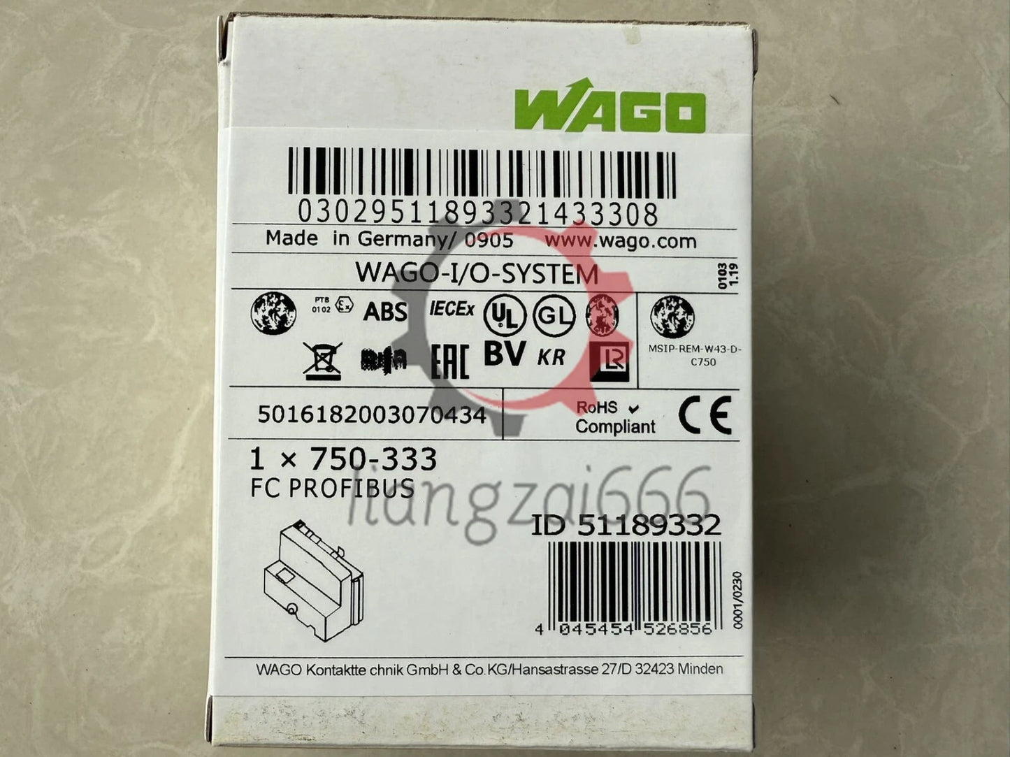 1PCS  WAGO 750-333 I/O FIELDBUS INTERFACE MODULE #P