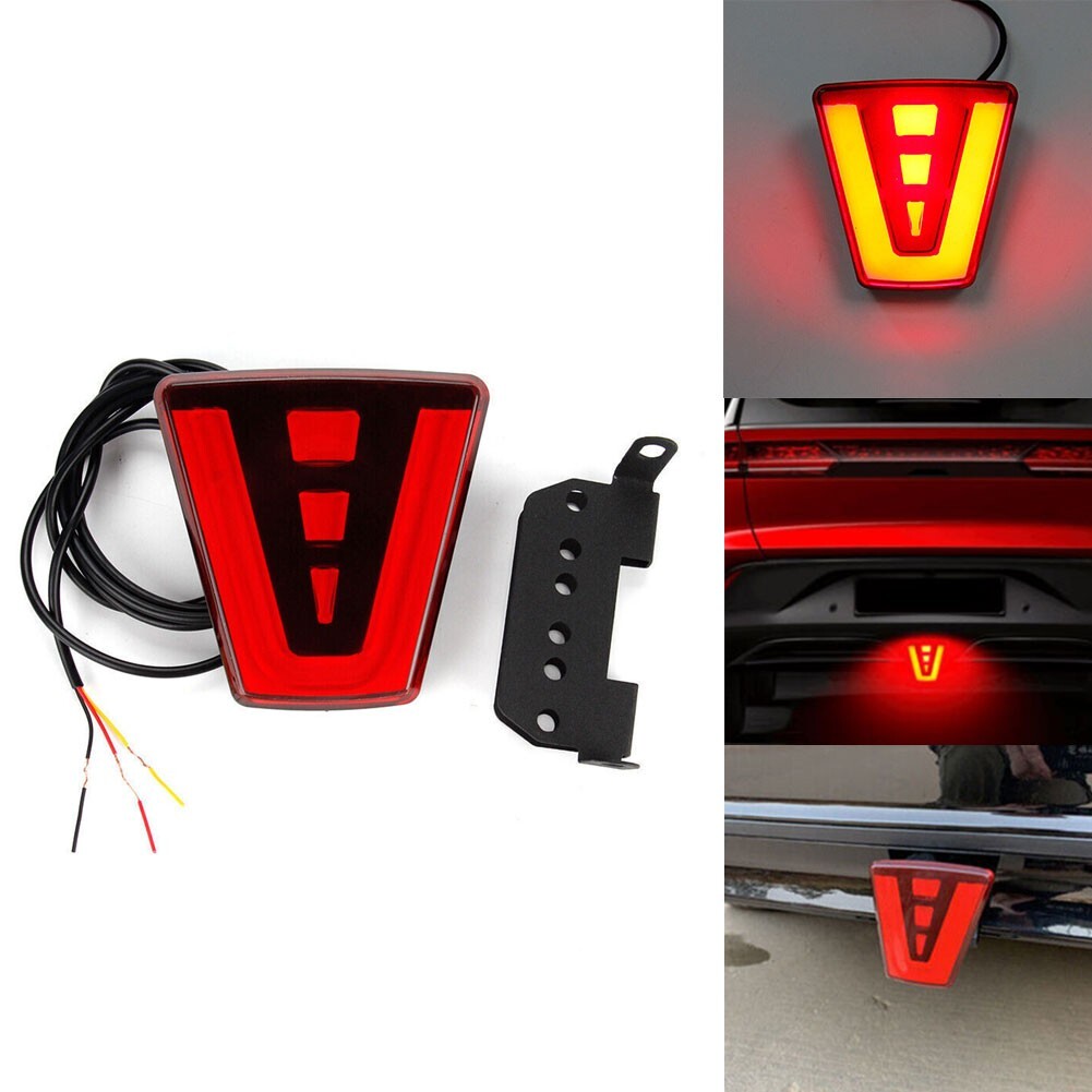 LED F1 Style Red Third Rear,Tail Brake Light Stop Fog Lamp