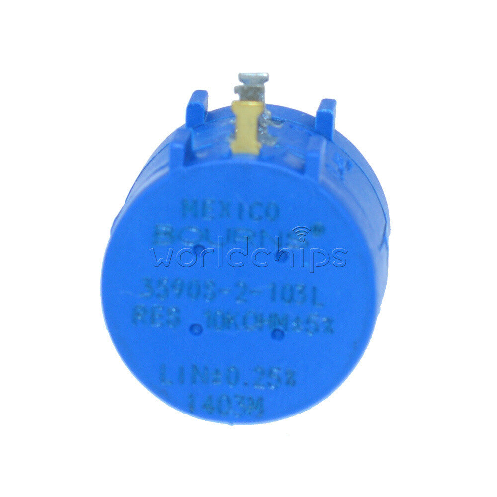 10PCS 10K Ohm 3590S-2-103L Rotary Wirewound Precision Potentiometer Pot 10 Turns