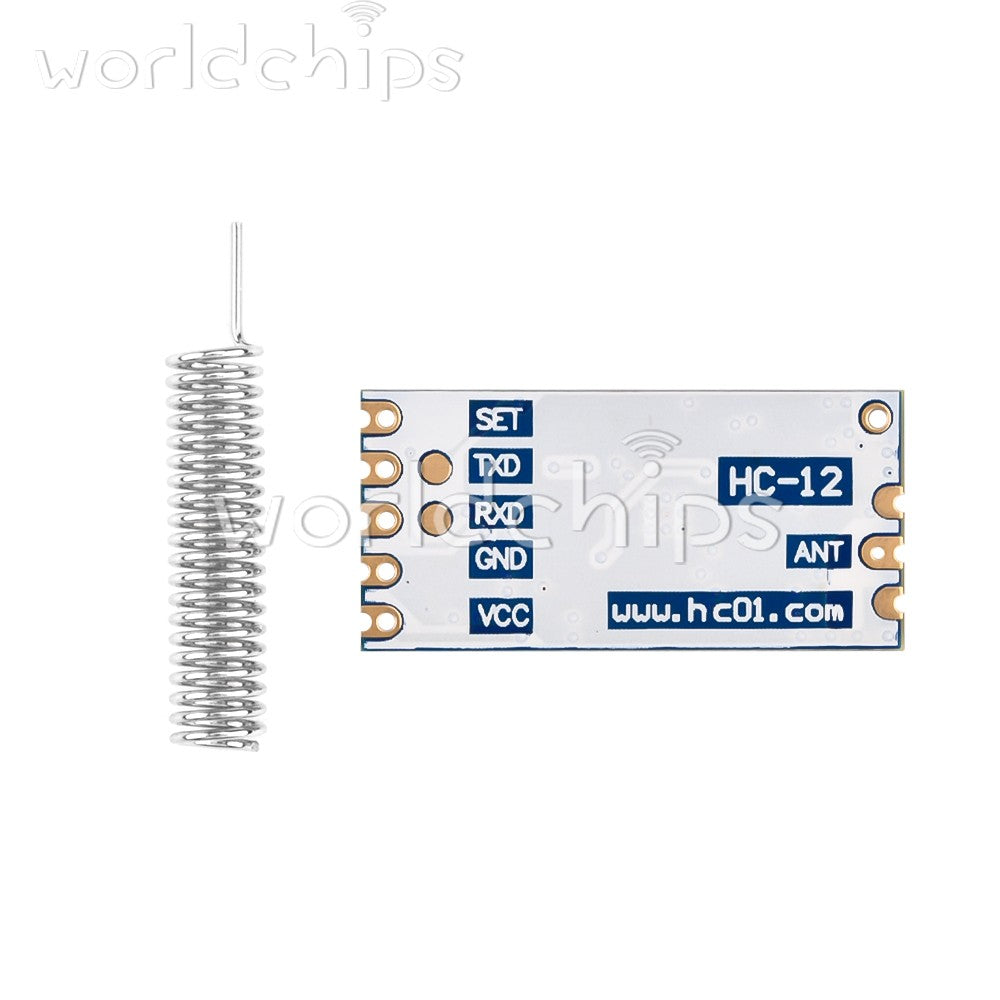5~100pcs 3.2-5.5V HC-12 433Mhz SI4438 Wireless Serial Port Module Lot