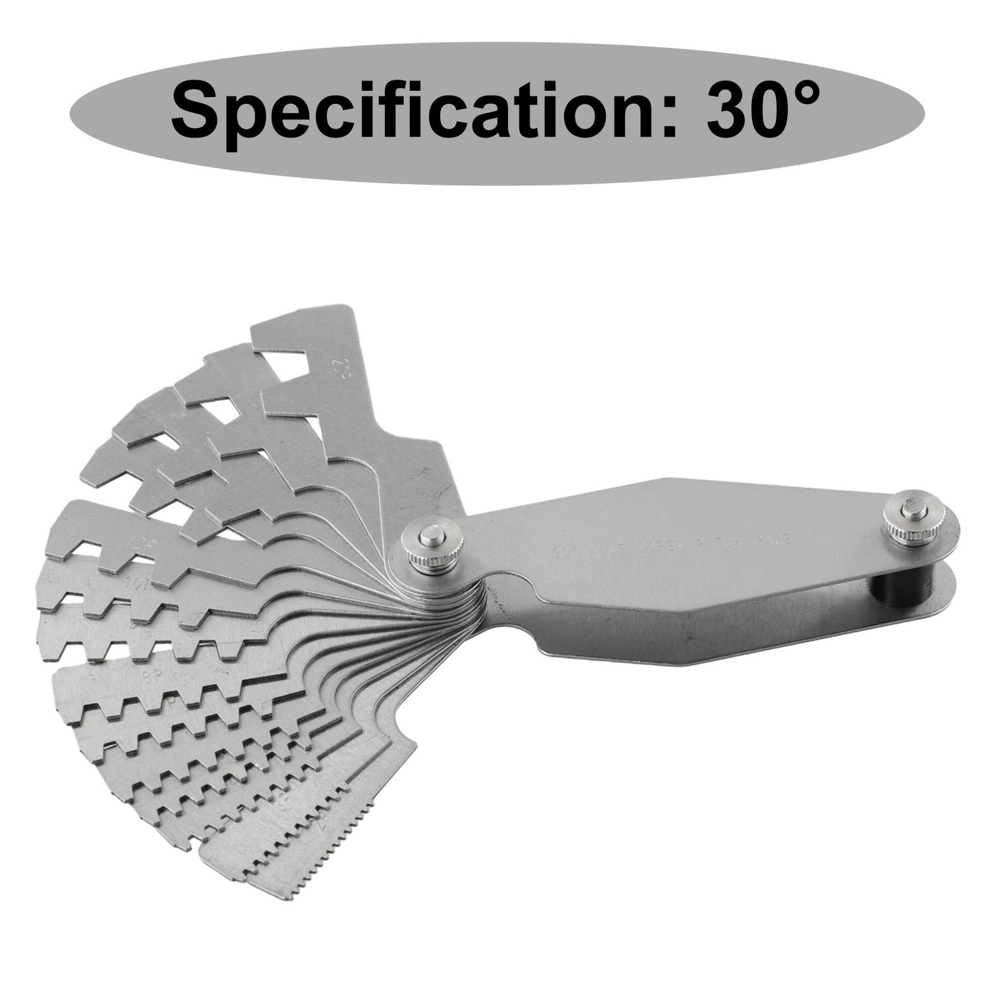 High Quality Stainless Steel Gauge for Reliable Screw Pitch Measurement
