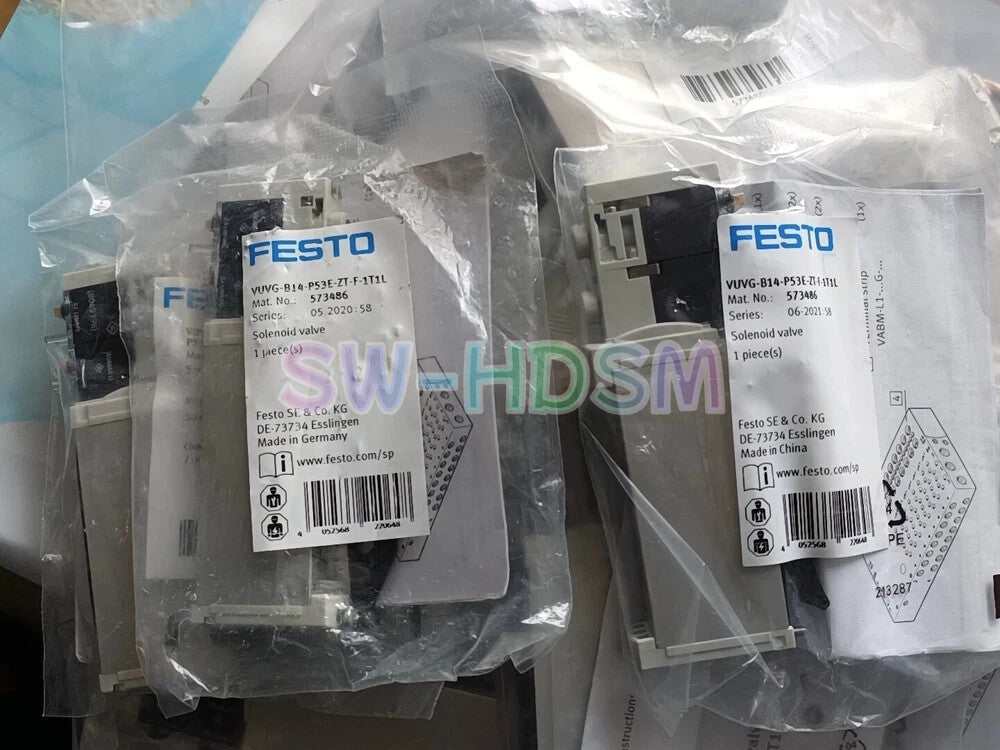 1PCS  FOR FESTO VUVG-B14-P53E-ZT-F-1T1L 573486 Solenoid Valve freight free
