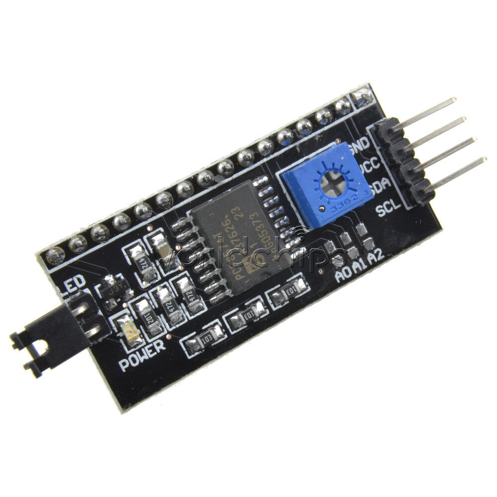 5V 128x64 LCD Display Yellow Green 1602LCD IIC/I2C/SPI Serial Interface Board