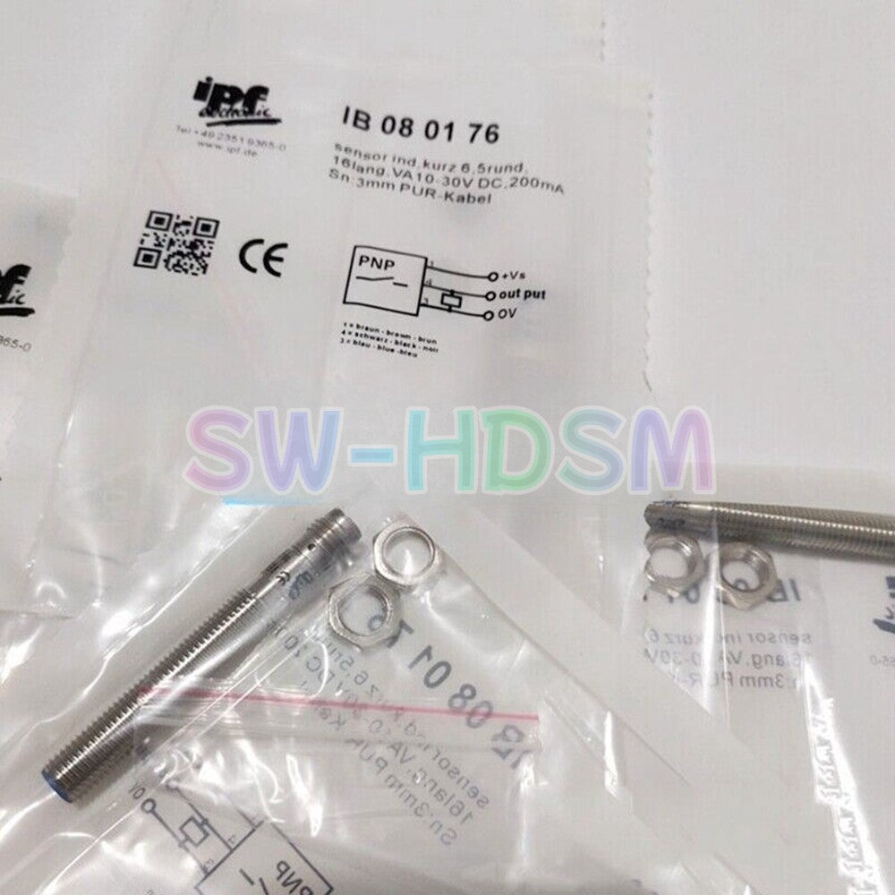 1PCS   for IPF Proximity Switch Sensor IB 08 01 76 IB080176 Freight Free