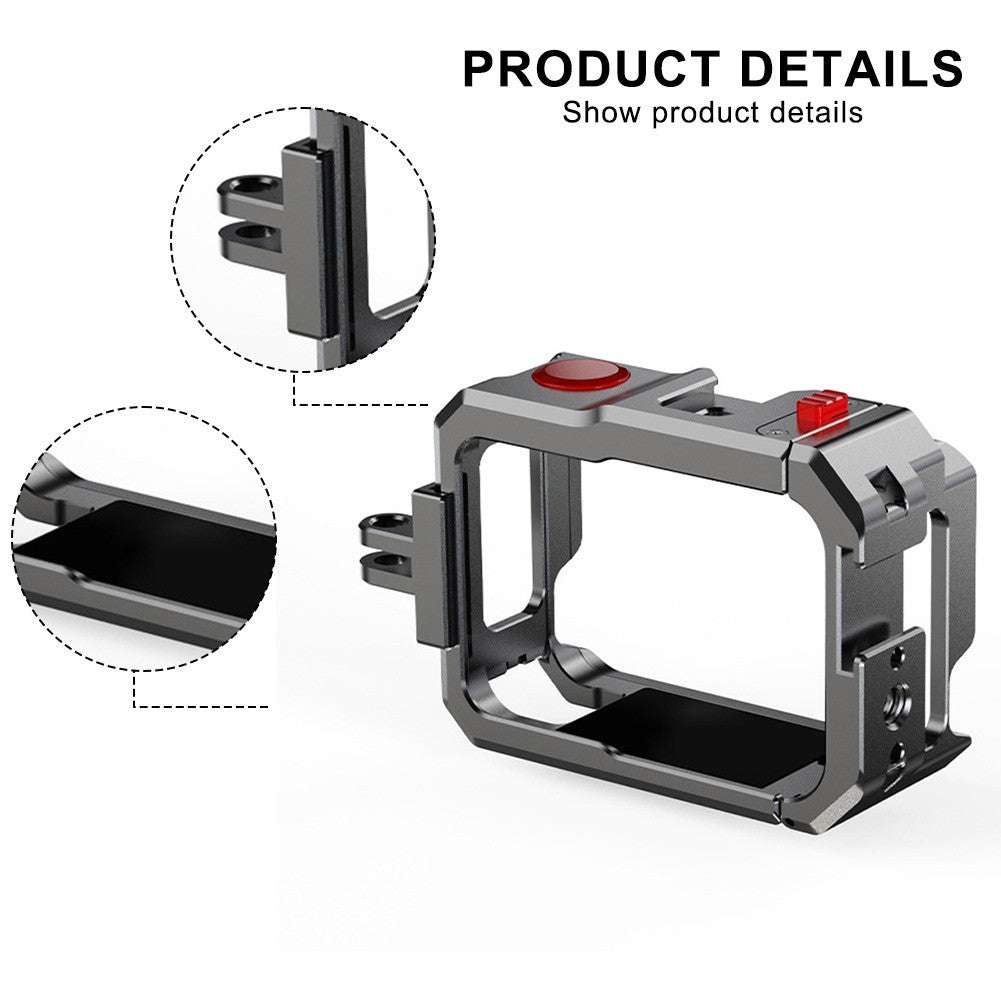 Quick Release Aluminum Cage Frame for Insta360 Go Ultra For Action Camera