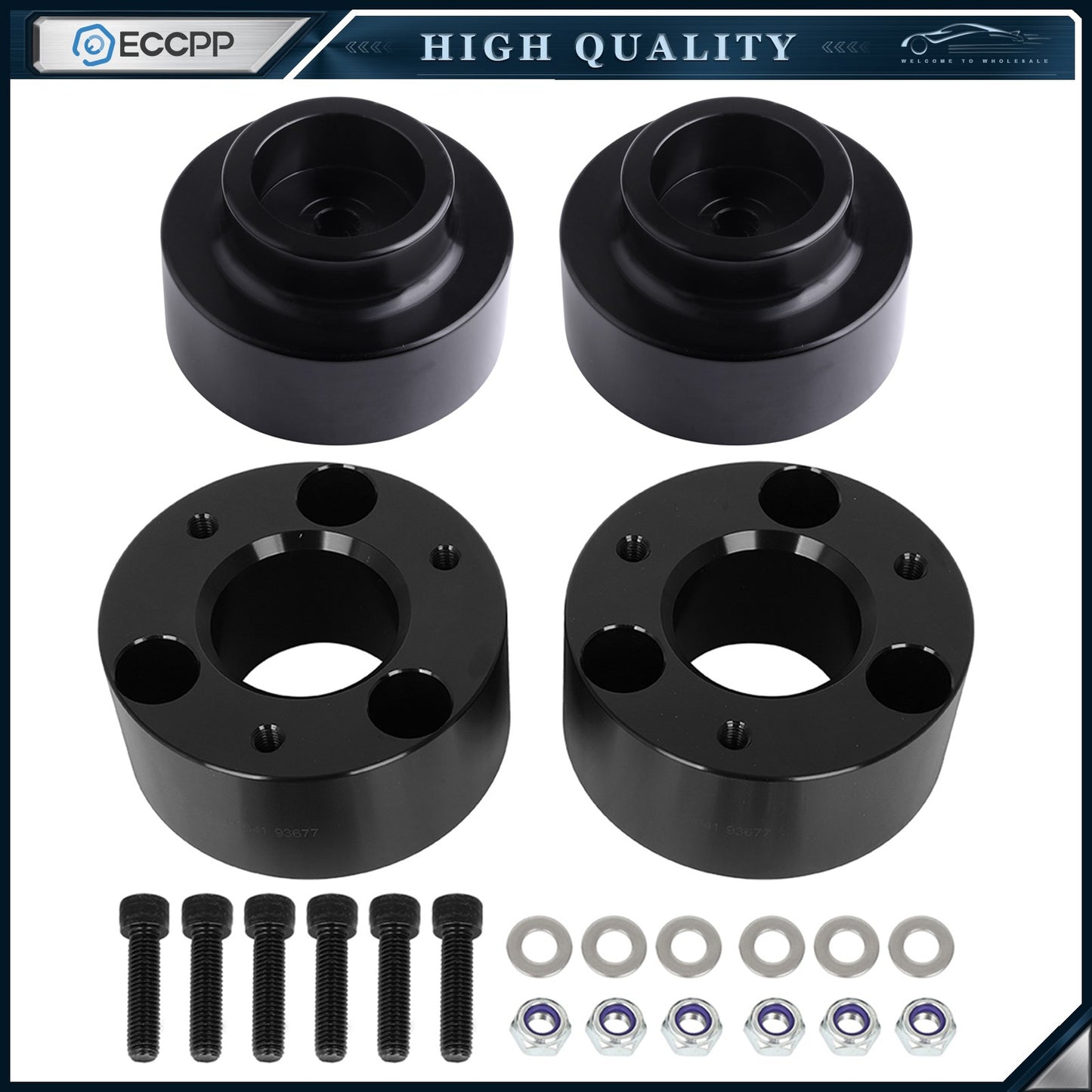 ECCPP 3.5" Front & 1.5" Rear Leveling Lift Kit For 2009-2024 Dodge Ram 1500 4WD