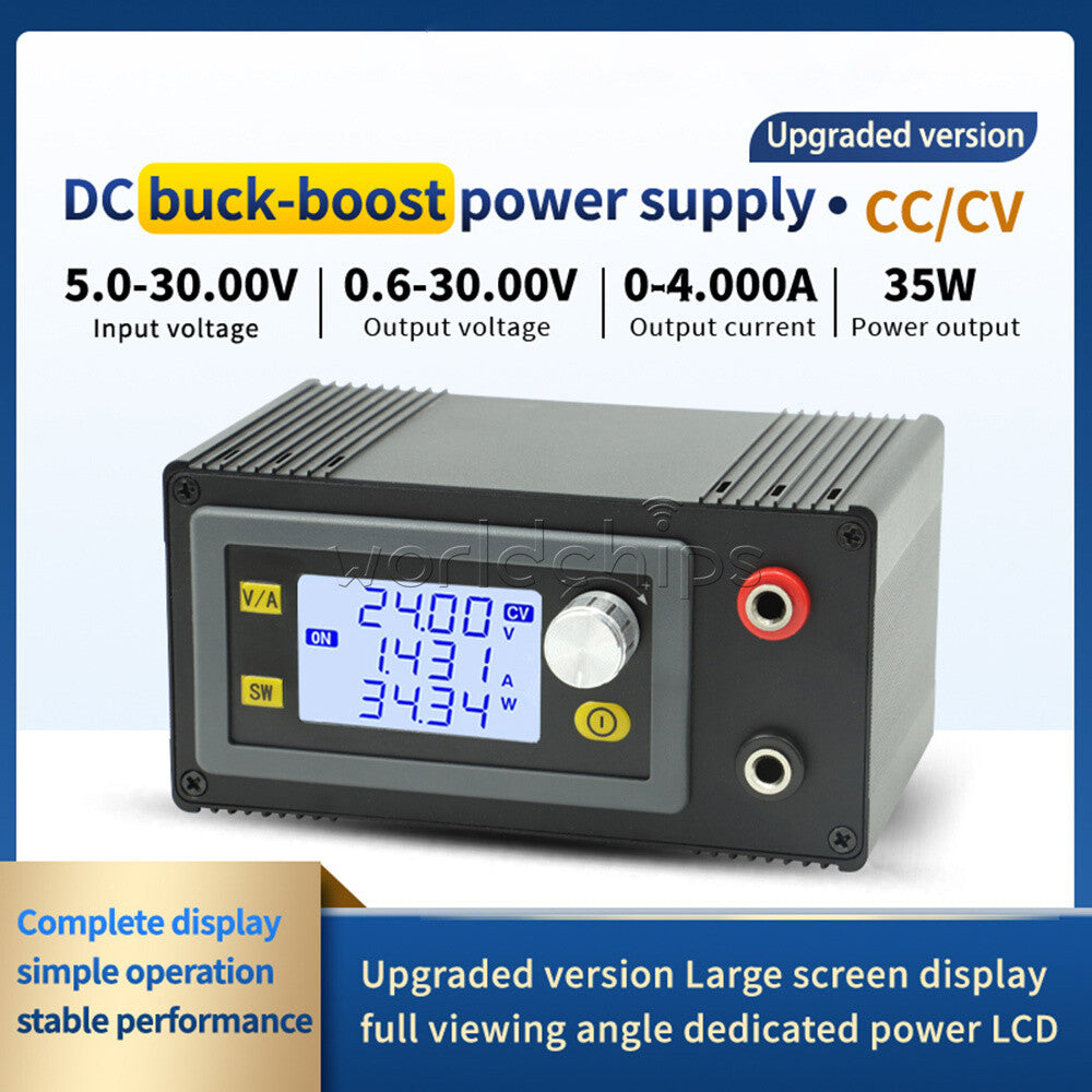 DC 5-30V/6-36V Adjustable Step Up Down Buck Boost Regulated Power Supply Module