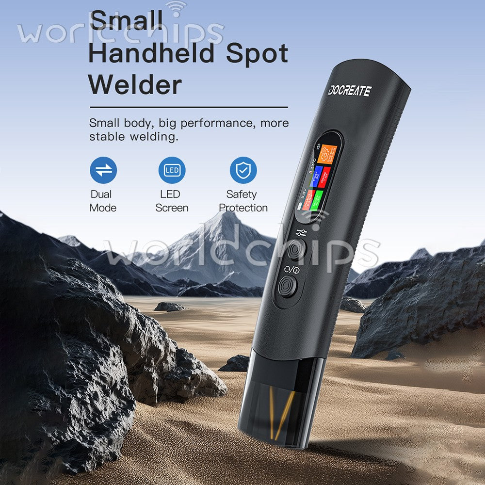 Battery Spot Welder 90 Gears Adjustable Portable Spot Welder for 18650, 26650