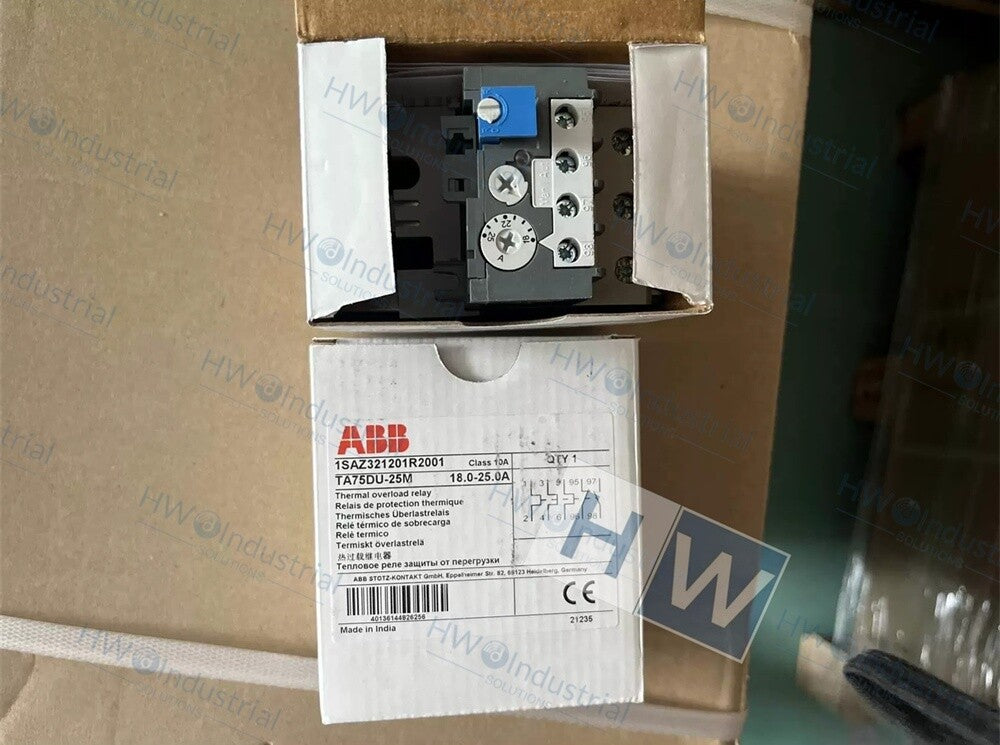 1/Piece TA75DU-25M TA75DU25M 18A-25A ABB Thermal Overload Relay