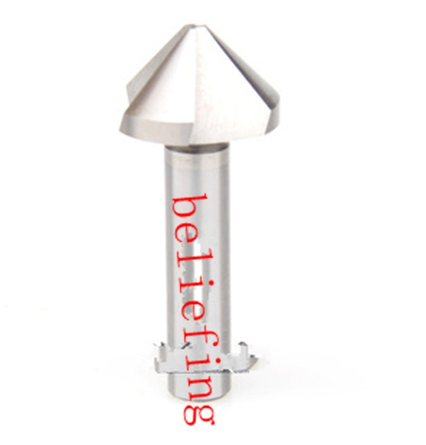 1pcs  90 Degree 16.5mm 3 Flute HSS Chamfer Chamfering End Mill Cutter Bit