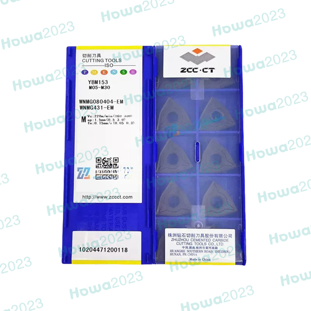 10Pcs/Box WNMG080404-EM YBM153 WNMG431-EM Carbide Inserts CNC Turning Blade