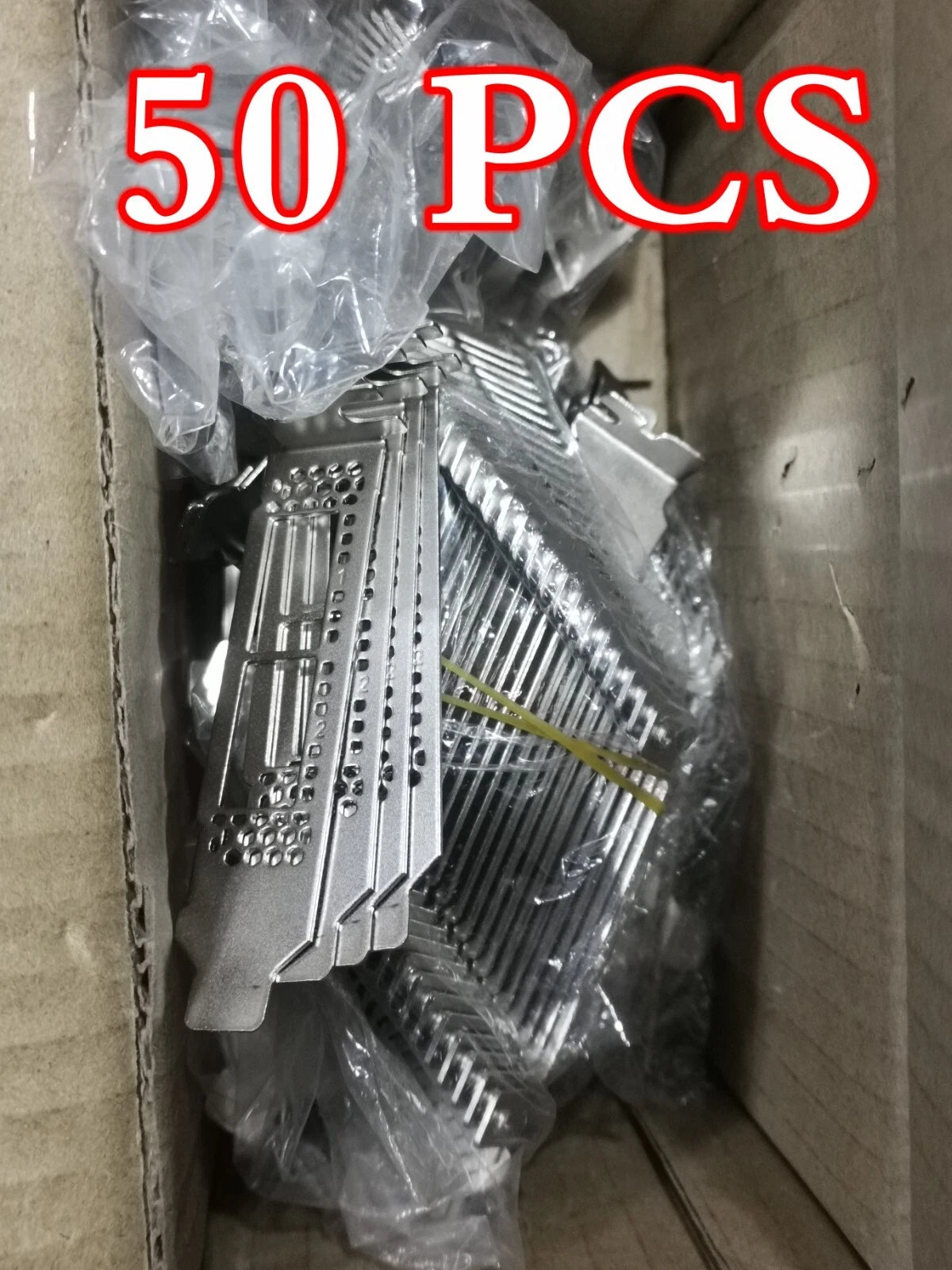50pcs Low profile bracket for Mellanox MCX416A-BCAT MCX456A-BCAT MCX516A MCX556A
