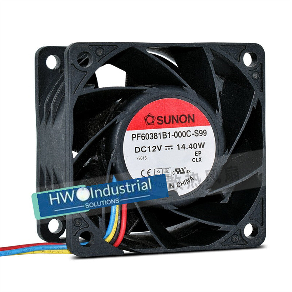 1/piece SUNON PF60381B1-000C-S99 12V 14.4W 6038 6CM Power Supply Cooling Fan