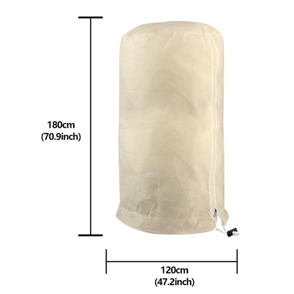 Non Woven Fleece Plant Covers 2 Pack for Effective Frost and Weather Protection