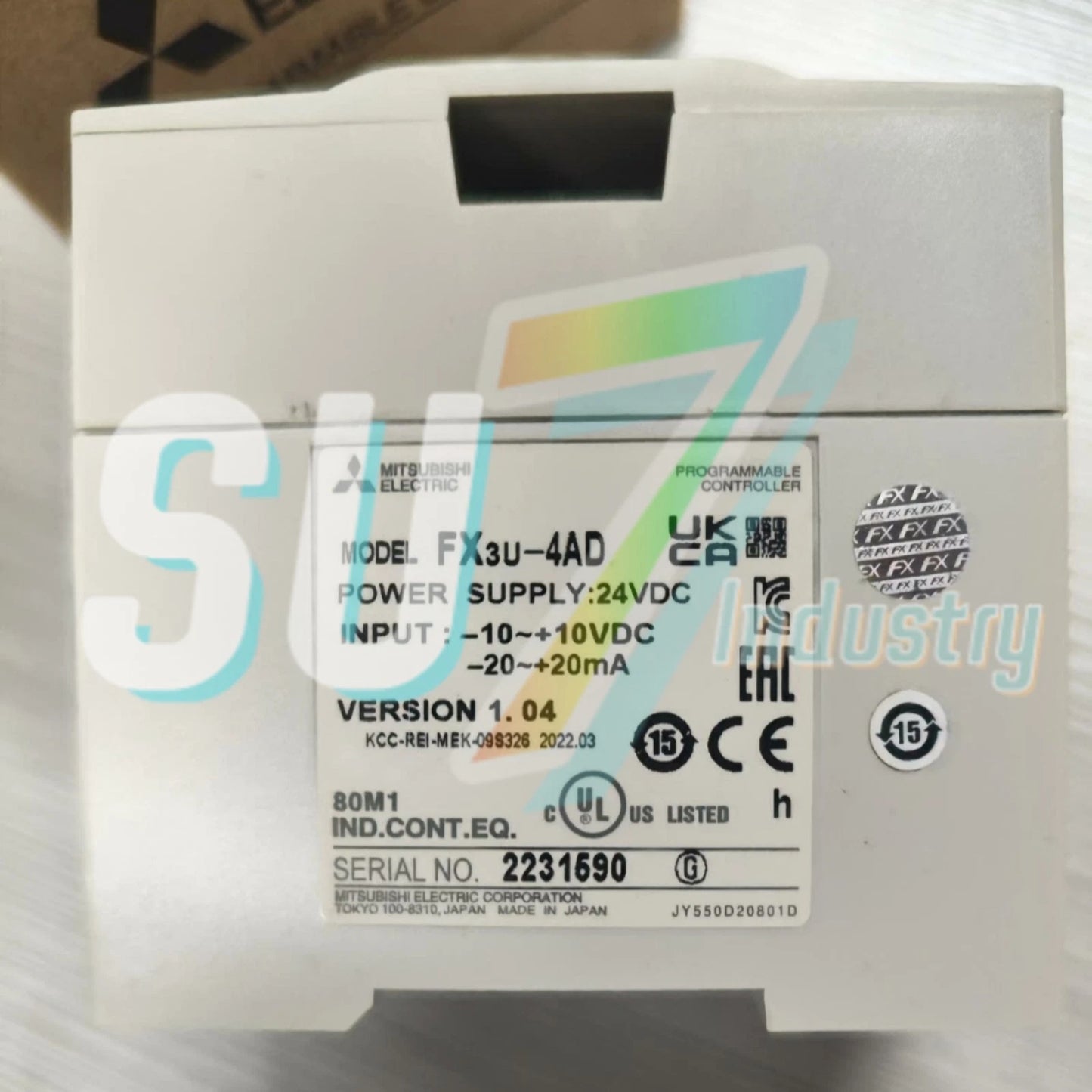 Mitsubishi FX3U-4AD PLC module FX3U4AD #1pcs