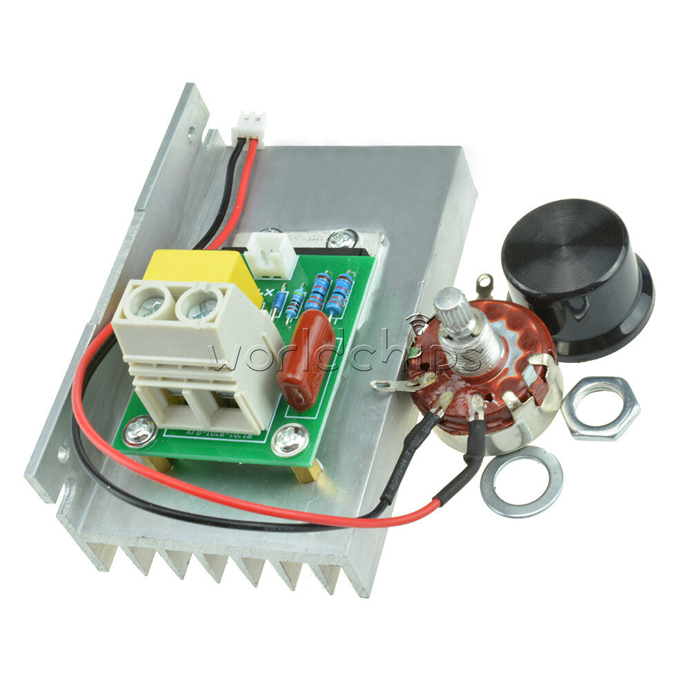 10000W AC220V 10A Motor Speed Controller SCR Voltage Regulator Dimmer Thermostat