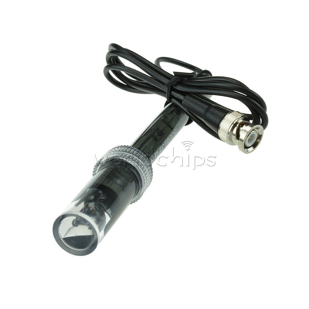 PH Electrode Probe BNC +Liquid PH0-14 Value Detect Sensor Module for Arduino
