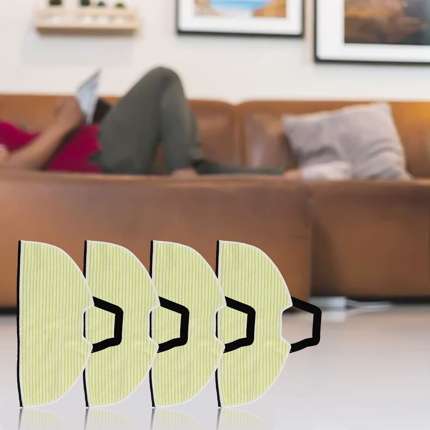 Mop Pads Can Be  Multiple Times Delicate Easy To Replace Exquisite
