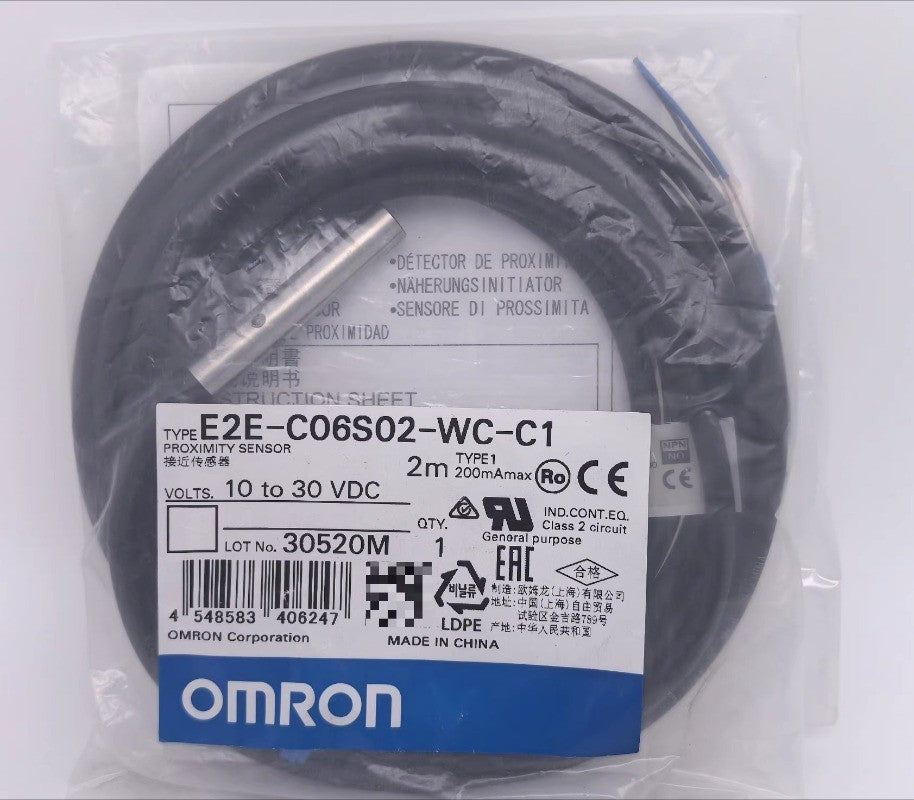 1pcs Omron  E2E-C06S02-WC-C1  Proximity Sensor