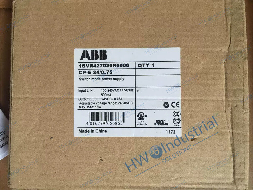 1/Piece CP-E 24/0.75 ABB  Power Supply Controller 1SVR427030R0000 100-240VAC