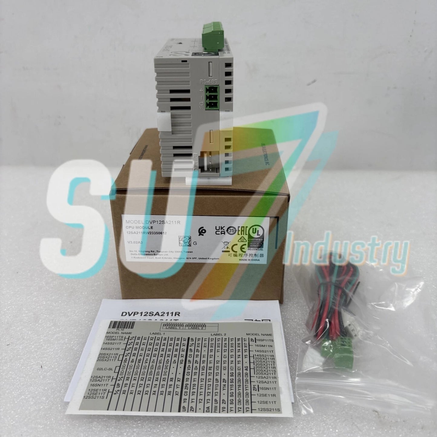 Delta DVP12SA211R  PLC Module # 1pcs