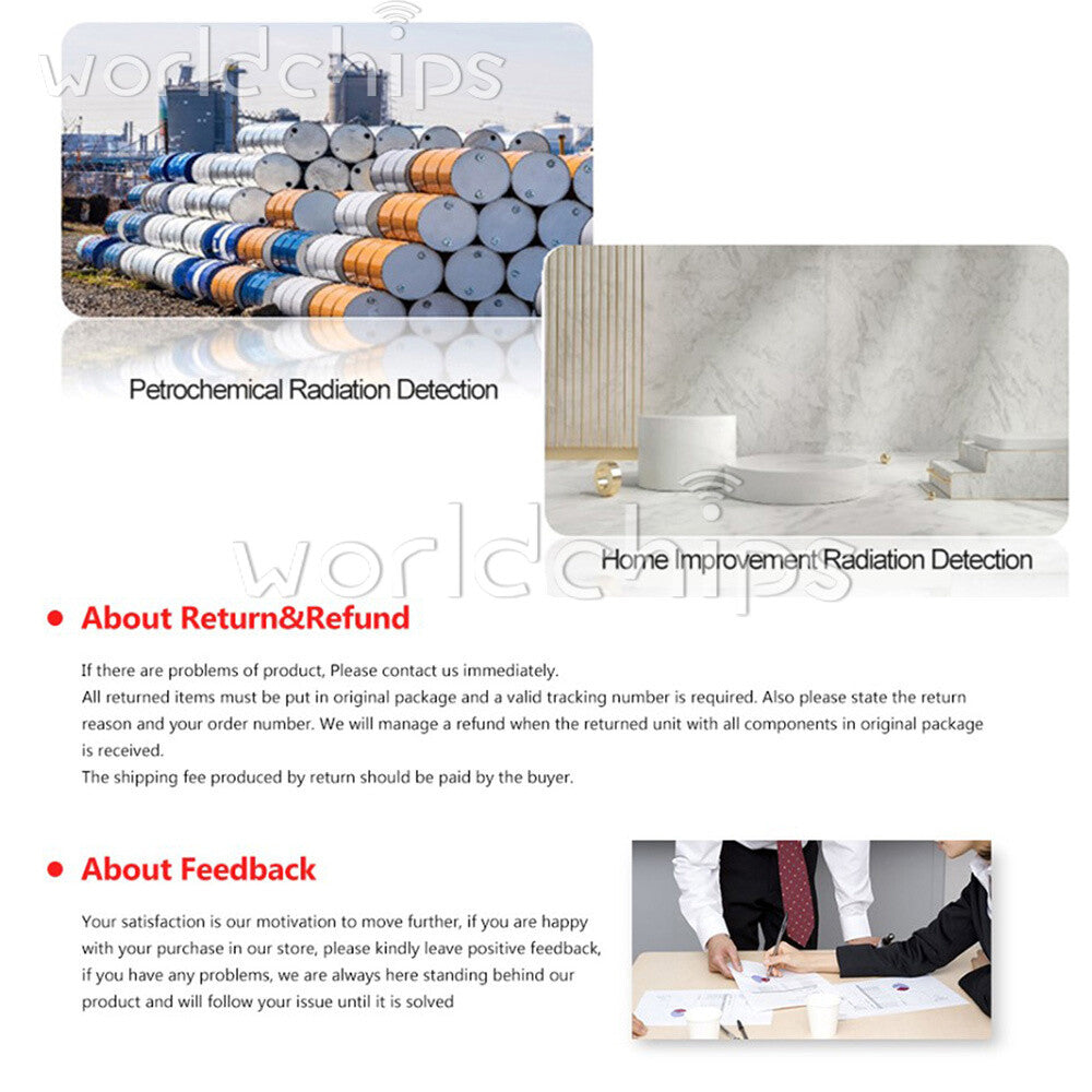 UNI-T UT334A Electromagnetic Radiation Tester Geiger Counter X β γ Ray Detector