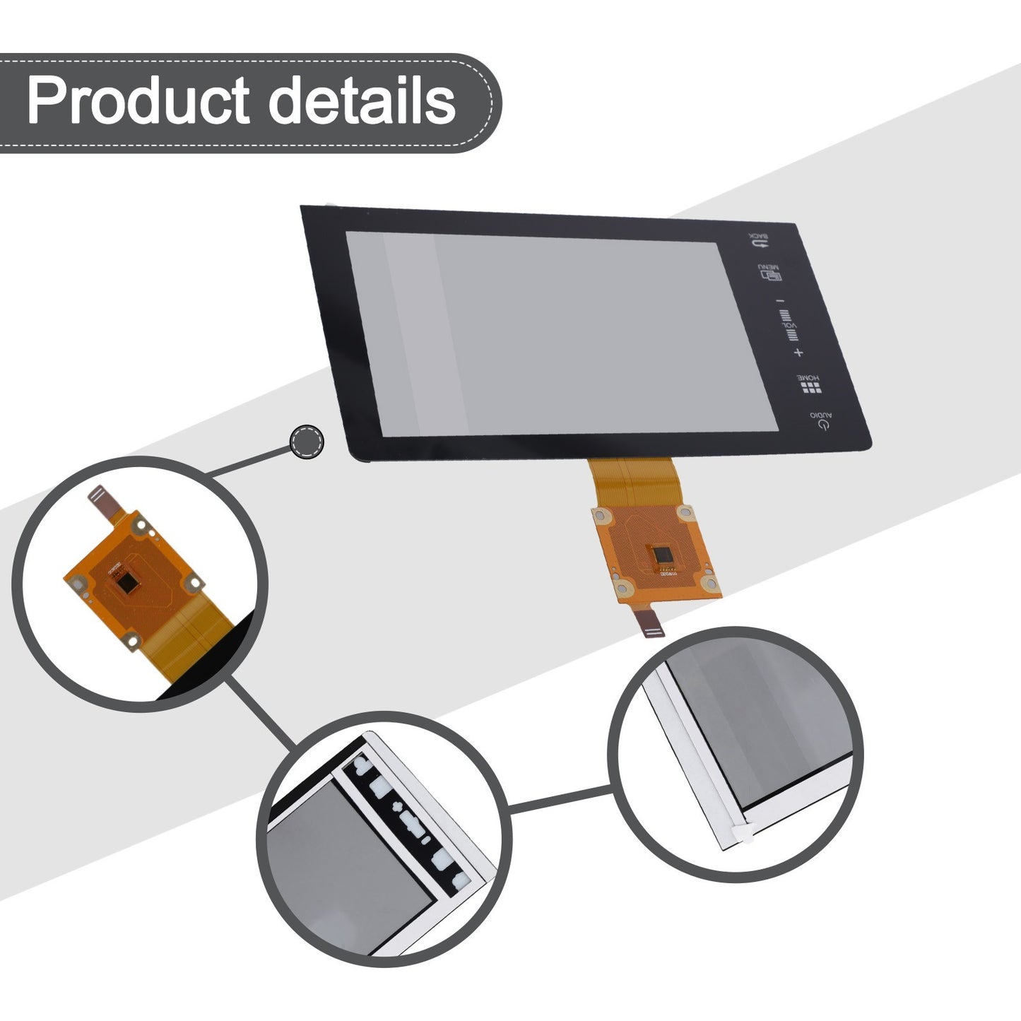 Touch Screen Digitizer for For Civic 10th Gen Radio Navigation