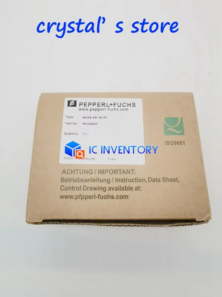 1PCS  Pepperl+ Fuchs NJ50-FP-N-P1 Block Inductive Proximity Sensor #P