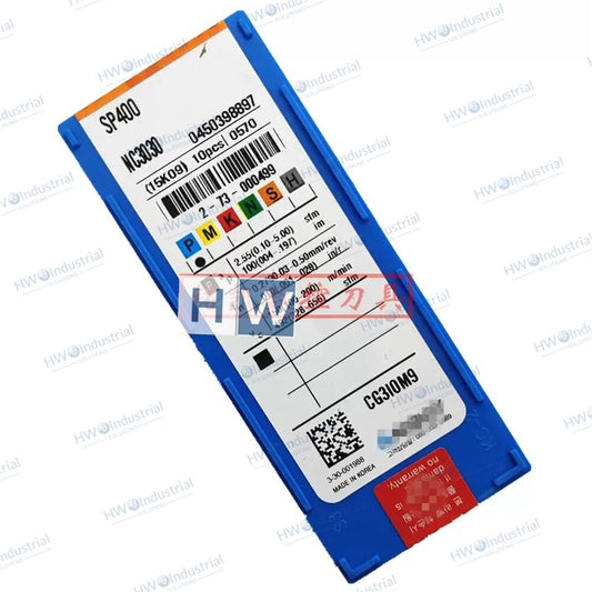 10piece/Box SP400 NC3030 Slotting Cutting Single Head CNC Blade KORLOY