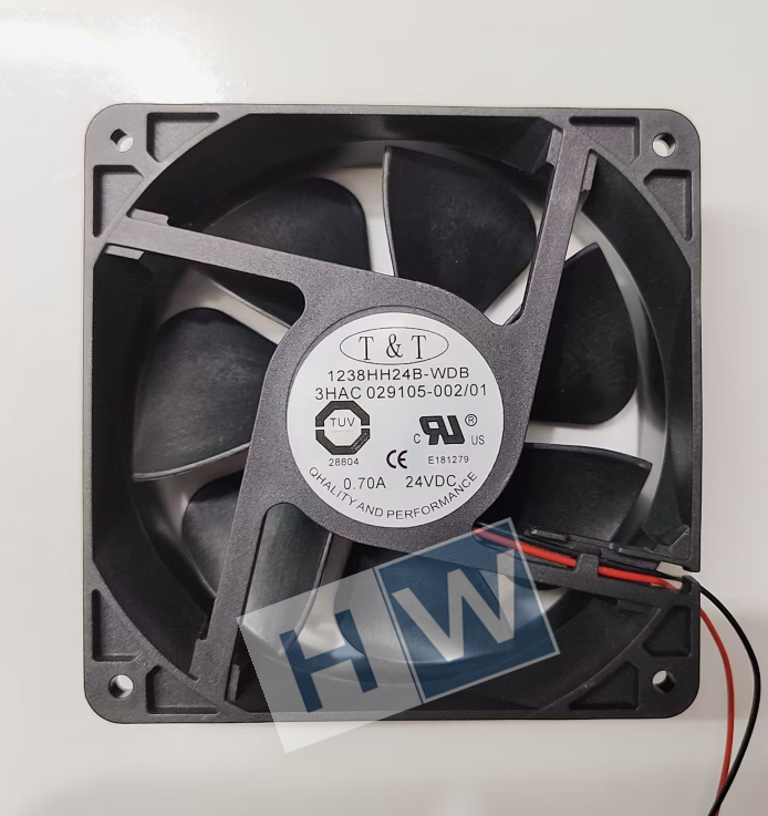 1PC 1238HH24B-WDB ABB Robot Controller Fan 3HAC029105-002/01 Cooling Fan 2-wire