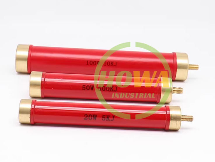 RI80 50W 1~500M high voltage high frequency glass glaze non-inductive resistance