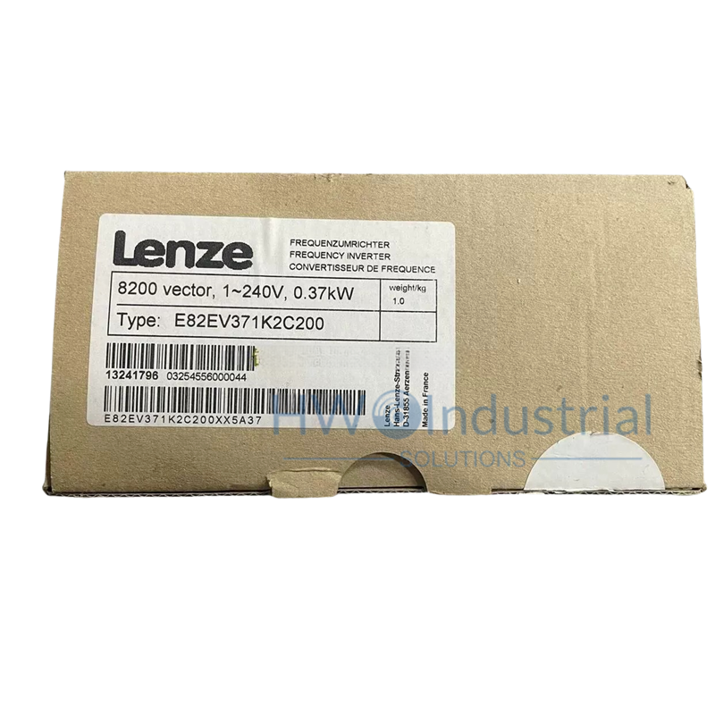1/Piece  E82EV371K2C200 E82EV371_2C200 1-240V 0.37KW Lenze Inverter