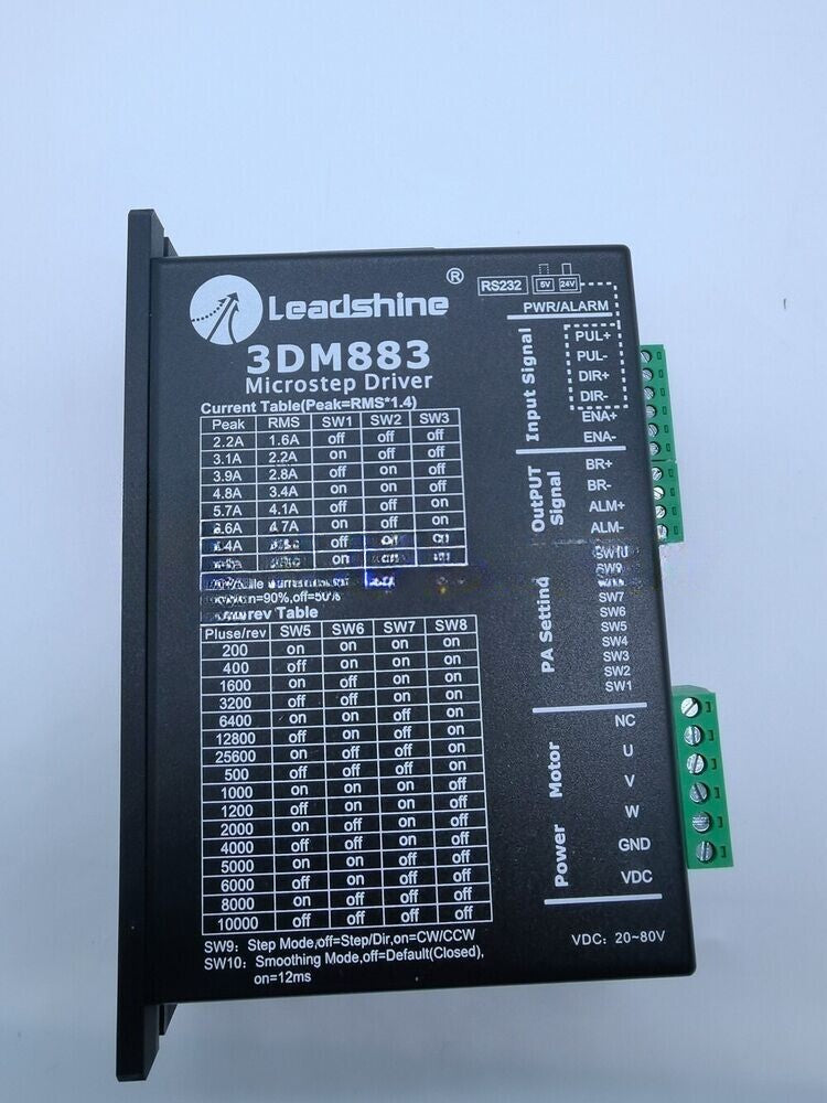 1PCS For Leadshine 3DM883 3-phase microstepping driver 80 VDC 8.3A (RMS 5.9A)